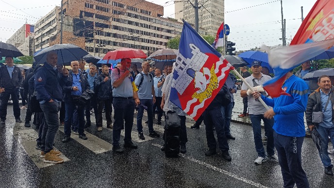 Protest zaposlenih u GSP-u